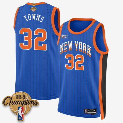 NYK 2026 Basketball Champions Vapor Jersey V2- Stitched