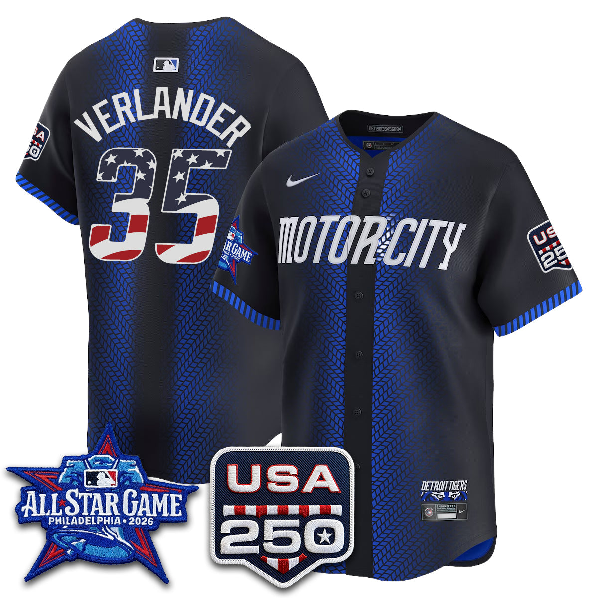 DET 2026 All Star Edition Vapor Jersey - Stitched