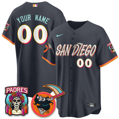SD x Grim Reaper Vapor Custom Jersey - Stitched