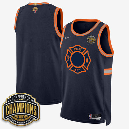 NYK 2026 NBA Finals City Edition Jersey V3- Stitched