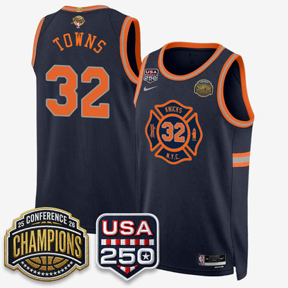 NYK 2026 NBA Eastern Conference Champions City Edition Jersey V2- Stitched