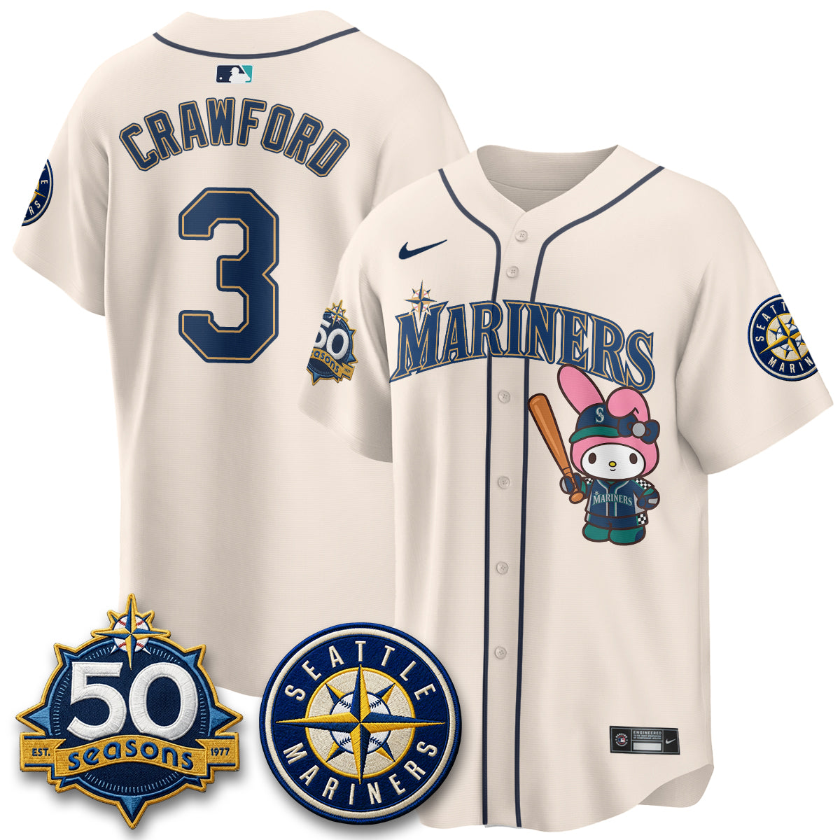 SEA x  Pink Sanrio Friend Vapor Jersey - Stitched