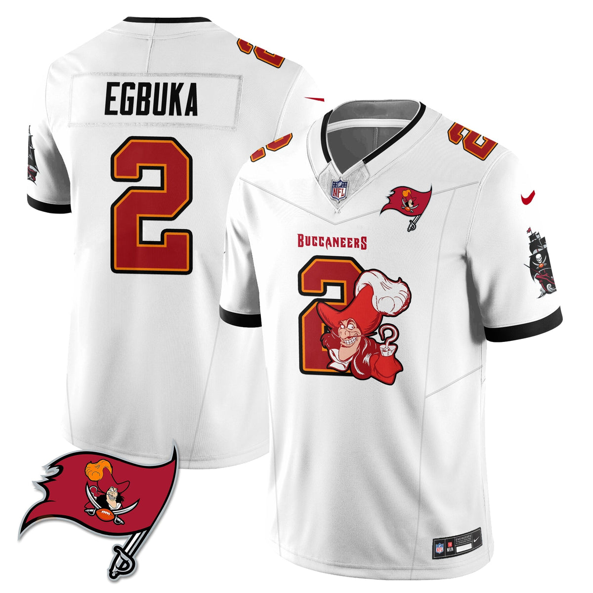 TB x Red Coat Captain Edition Vapor Jersey - Stitched