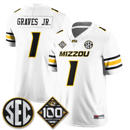 MIZZ 100th Anniversary of Memorial Stadium Vapor Jersey - Stitched