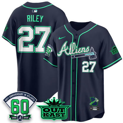 ATL x Atliens Cool Base Galaxy Version Jersey - Stitched-NQD