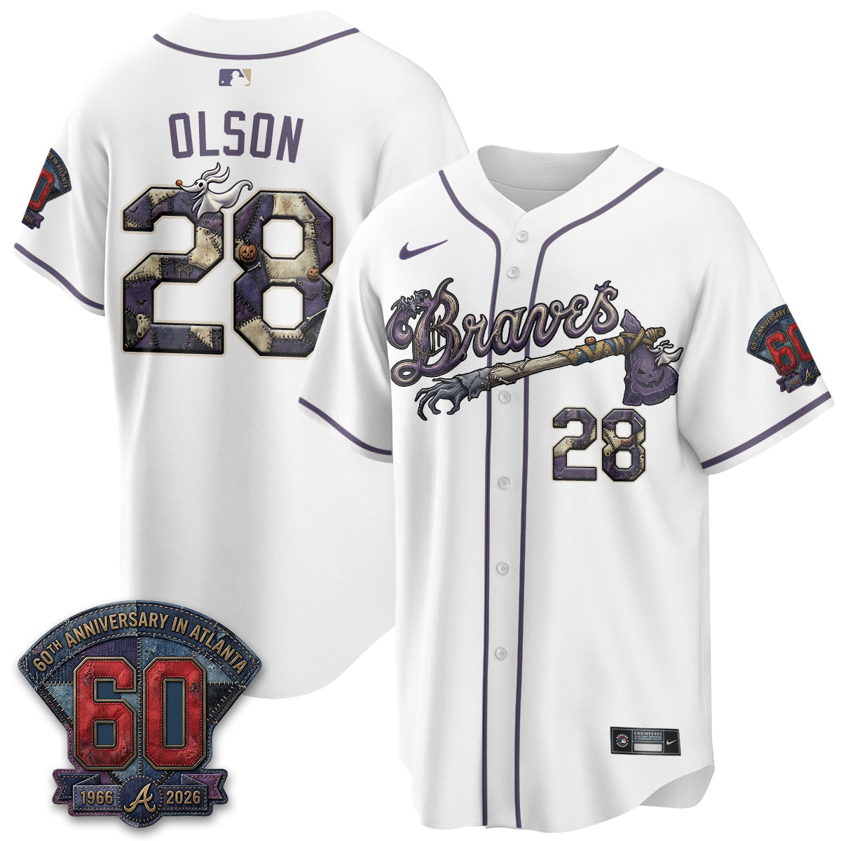 ATL Nightmare Edition Vapor Jersey - Stitched-NQD