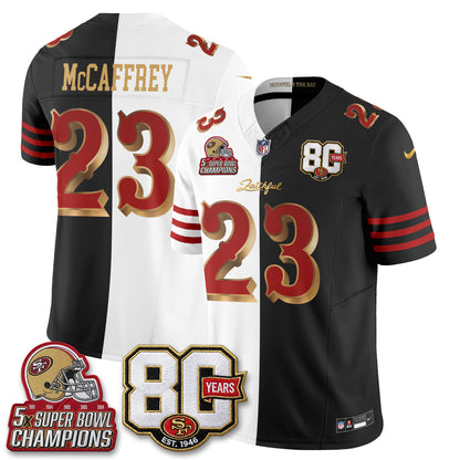 SF Rivalries Split Edition Vapor Jersey - Stitched