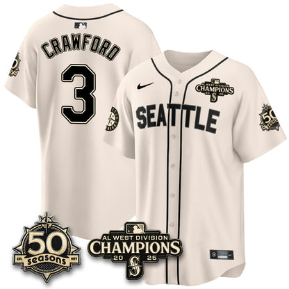 SEA Vapor Premier Limited Jersey - 50th Anniversary & AL West Division Champions - Steelheads Community Funds - Stitched