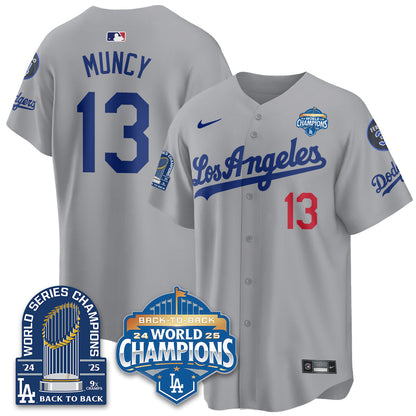 LAD Alternate Vapor Limited Jersey - 9x Champs - Stitched
