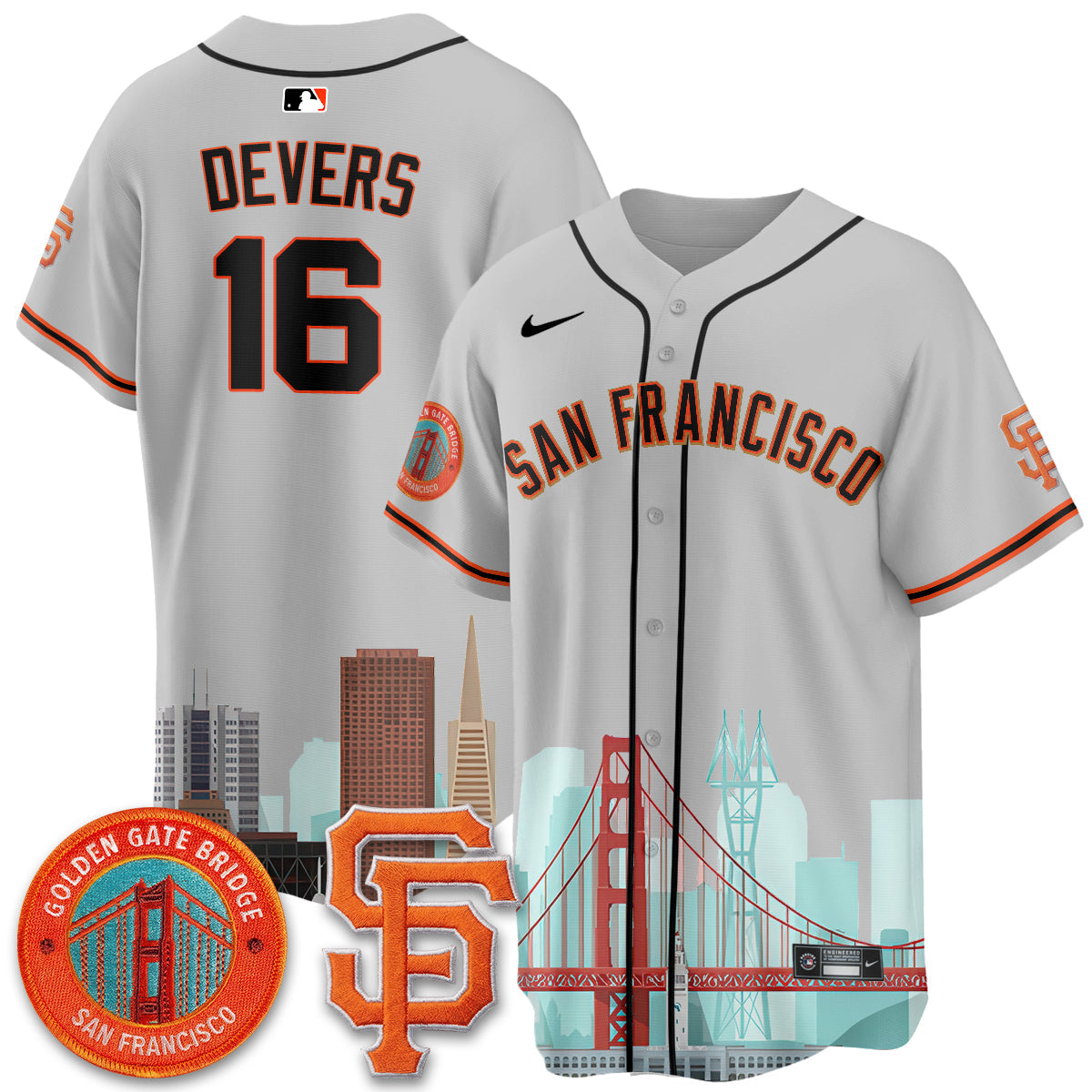 SF SF City Edition Vapor Jersey - Stitched