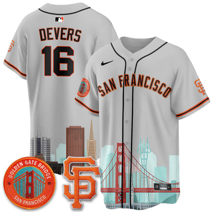 SF SF City Edition Vapor Jersey - Stitched