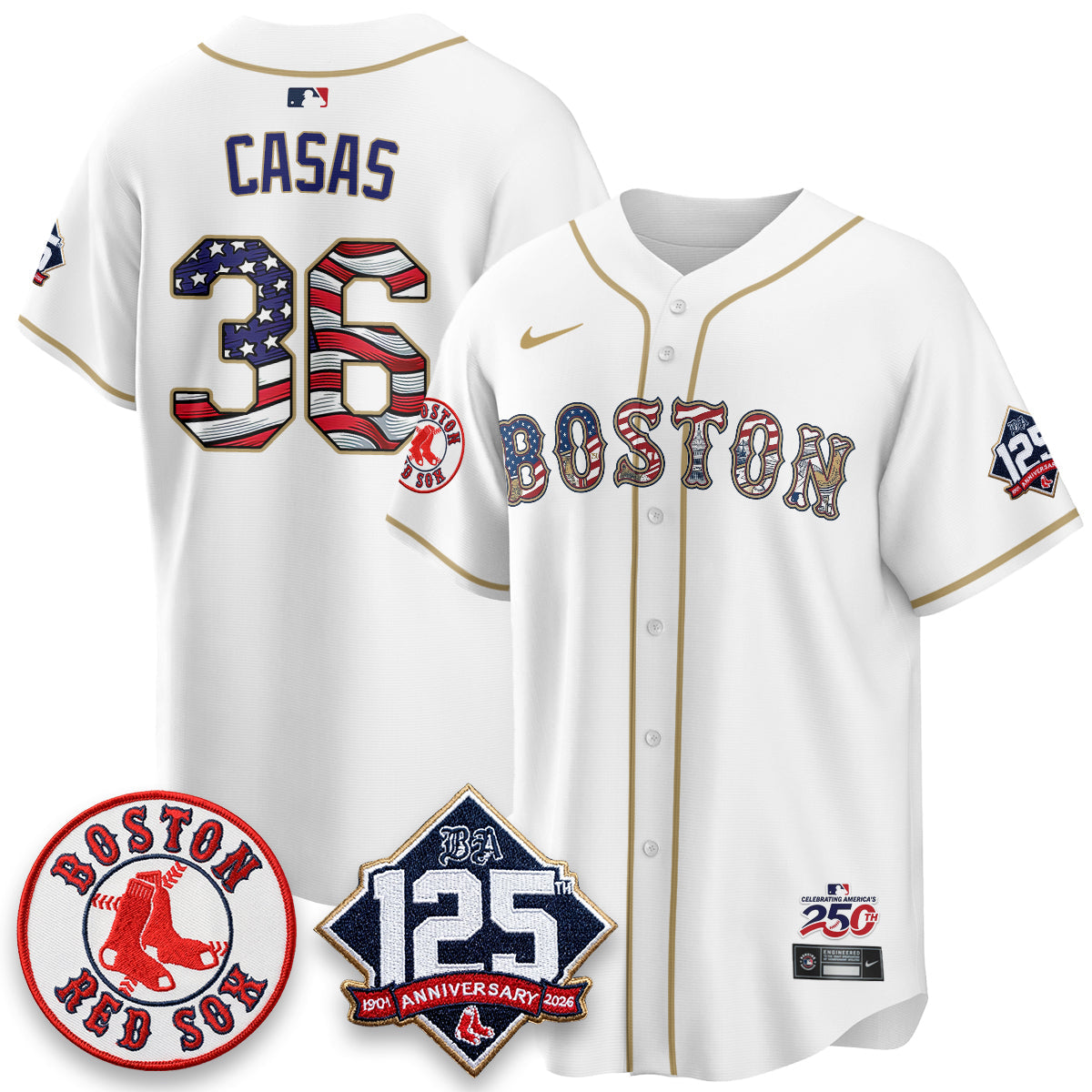 BOS 2026 Independence Day USA Vapor Limited Jersey - Stitched-DTD