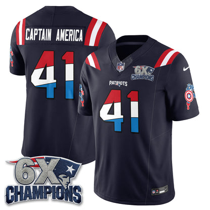 NE x Vibranium Shield Edition Vapor Jersey V2 - Stitched
