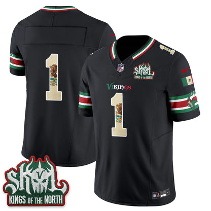 Minnesota Vikings Mexico Edition Vapor Jersey - Stitched