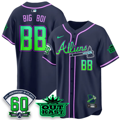 ATL x Atliens Cool Base Galaxy Version Jersey - Stitched-NQD