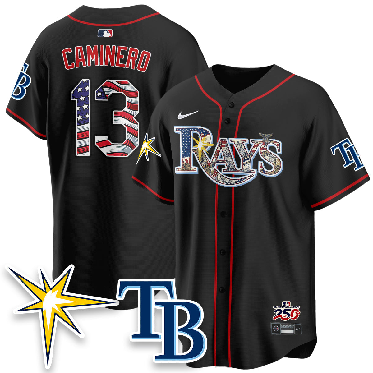 TB Independence Day USA 2026 Vapor Limited Jersey - Stitched