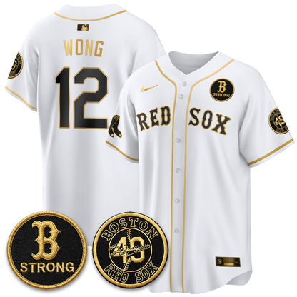 BOS Tim Wakefield Memorial Patch Vaper Premier Limited Jersey - Stitched V2