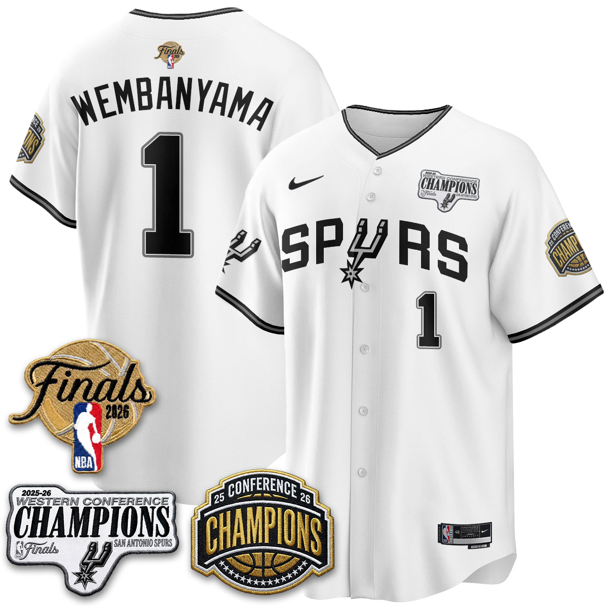 SAS 2026 Basketball Finals Vapor Jersey - Stitched