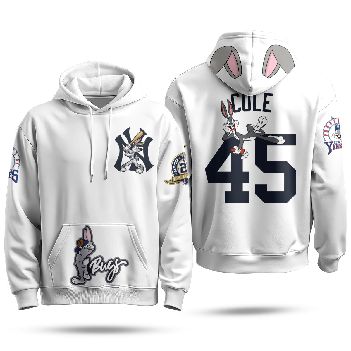 NYY Bunny Vapor Limited Hoodie - Printed