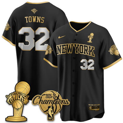 NYK 2026 NBA Champions Vapor Jersey - Stitched