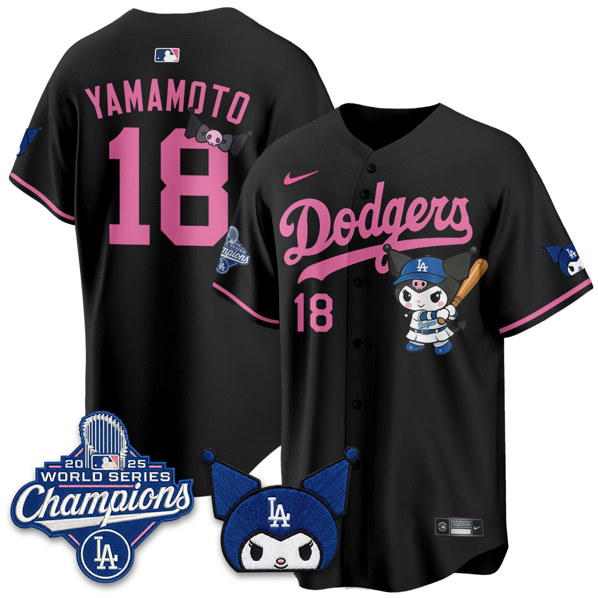 LAD Kuromi Edition Vapor Jersey - Stitched-NQD