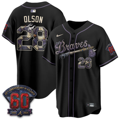 ATL Nightmare Edition Vapor Jersey - Stitched-NQD