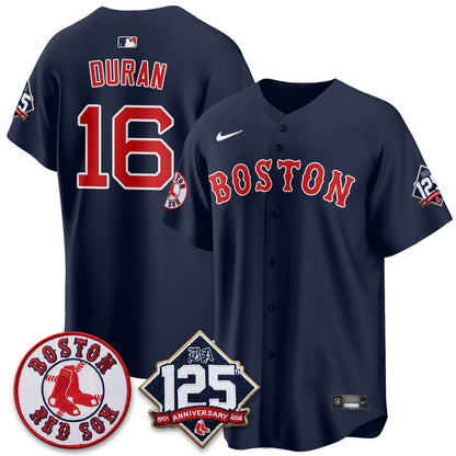 BOS 125th Anniversary Patch Vapor Jersey - Stitched-DTD