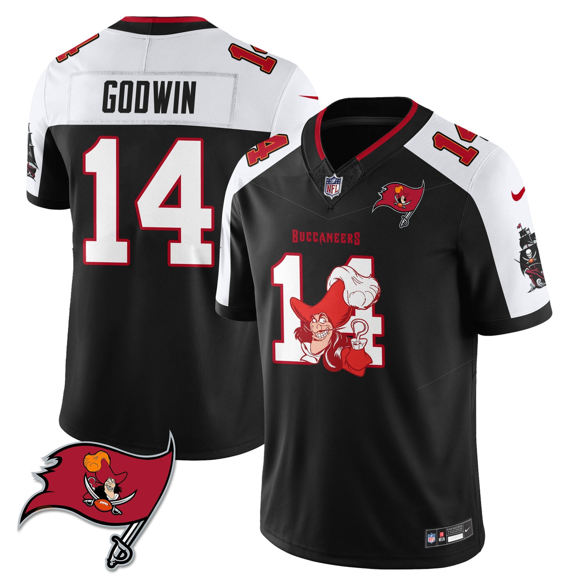 TB x Red Coat Captain Edition Vapor Jersey - Stitched