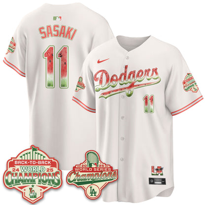LAD National Watermelon Day Vapor Jersey - Stitched
