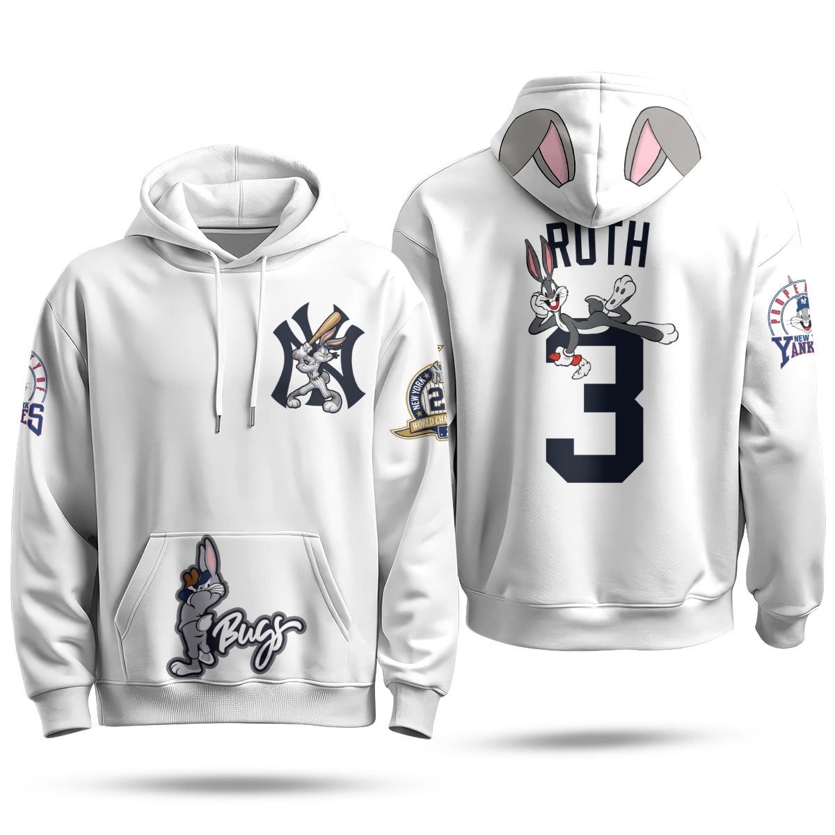 NYY Bunny Vapor Limited Hoodie - Printed