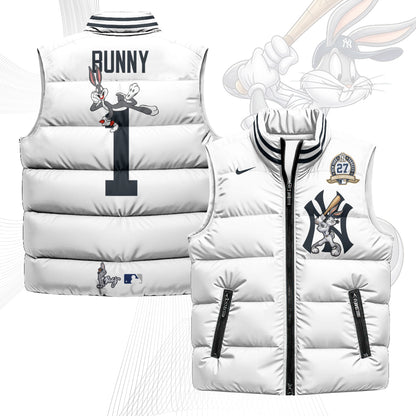 NYY Edition Unisex Puffer Vest - Printed