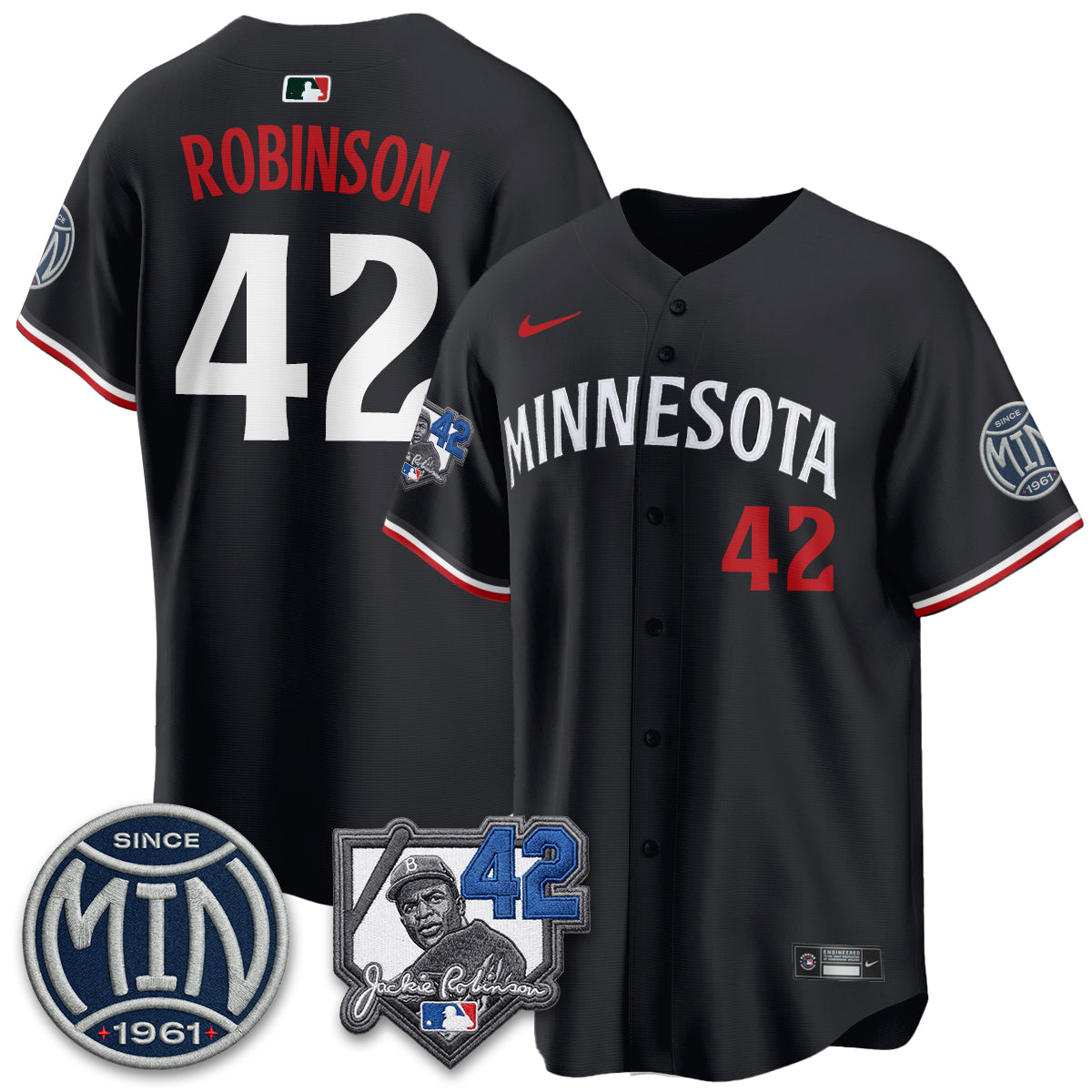 MIN 2026 Jackie Robinson Day Vapor Limited Jersey - Stitched