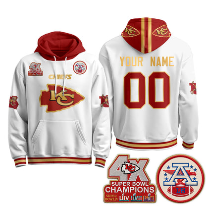KC 4X Champs Gold Edition Custom Hoodie - Stitched