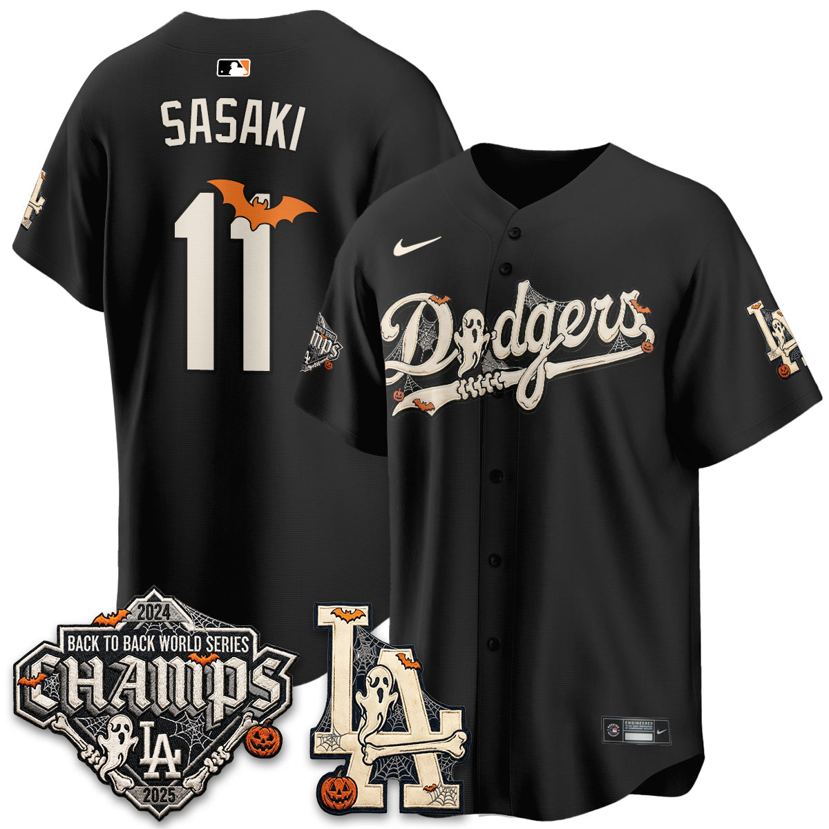 LAD Halloween 2026 Vapor Jersey - Stitched-NQD