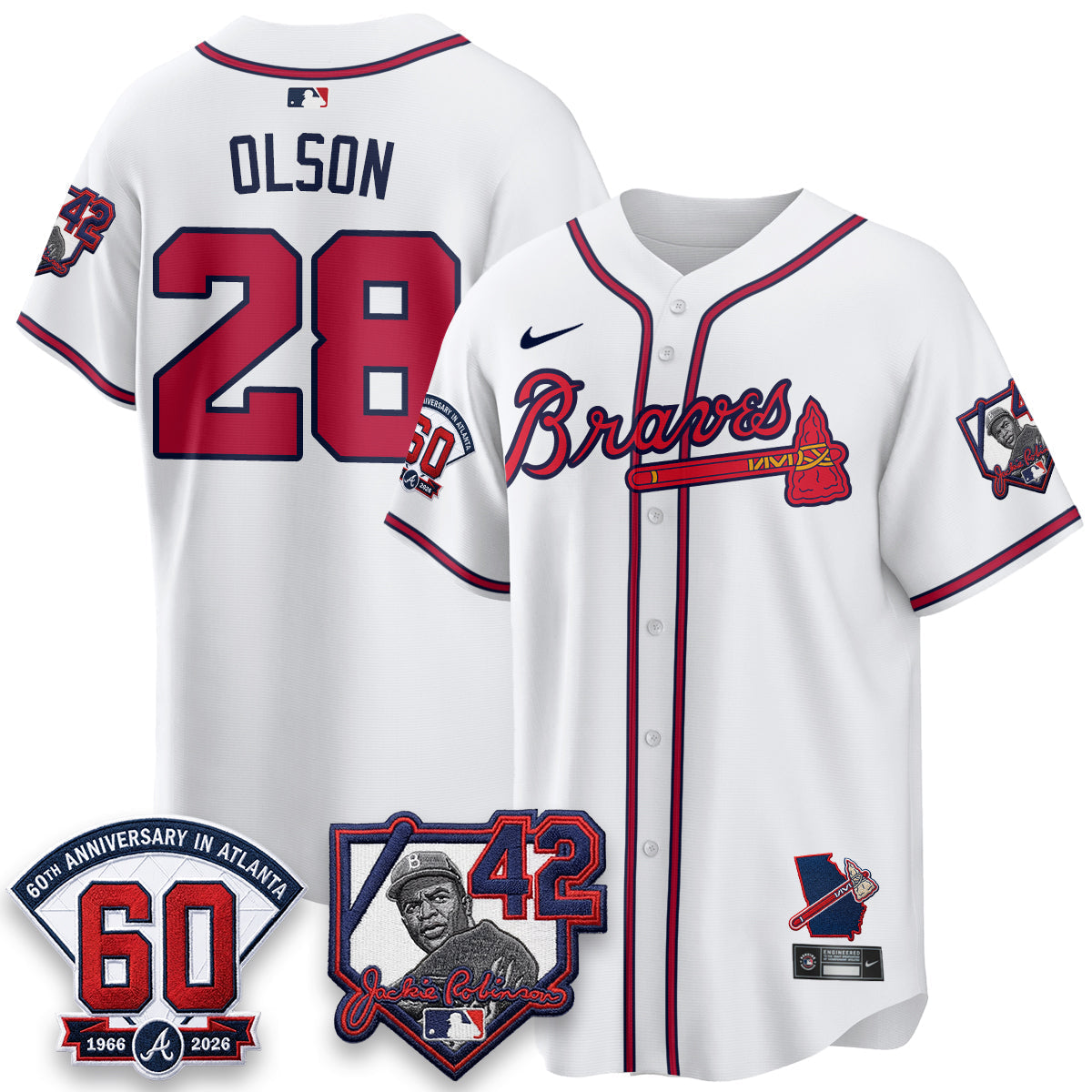 ATL 2026 Jackie Robinson Day Vapor Limited Jersey - Stitched