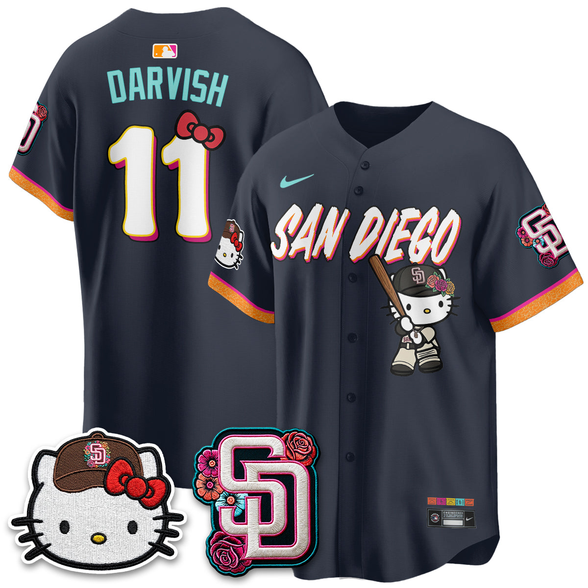 SD 2026 City Connect x Meow KT Vapor Limited Jersey - Stitched-NQD