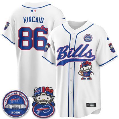 BUF x Meow  Vapor Baseball Jersey - Stitched