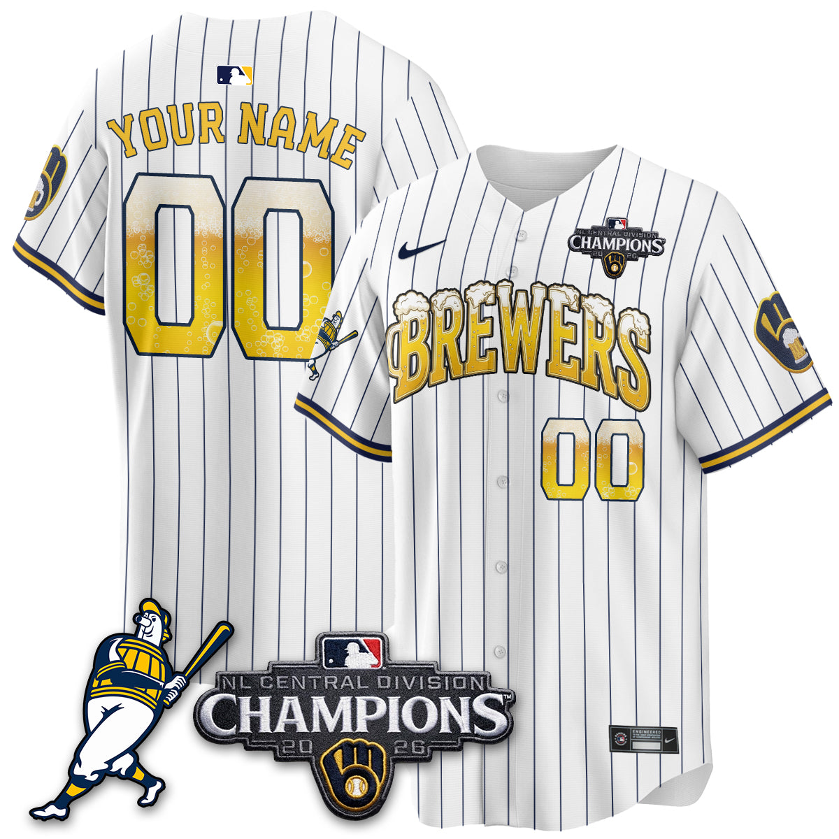 MIL 2026 NL Division Champs Vapor Custom Jersey V2- Stitched