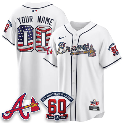 ATL 2026 Independence Day USA Vapor Limited Custom Jersey - Stitched