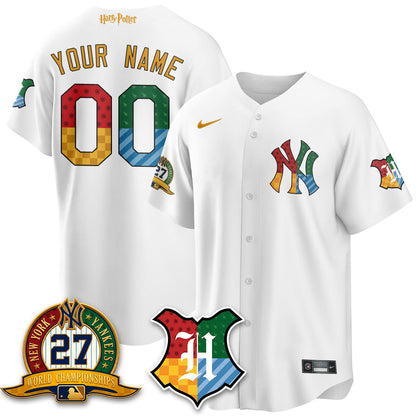 NYY x "The Lightning Bolt Wizard" Edition Vapor Custom Jersey- Stitched