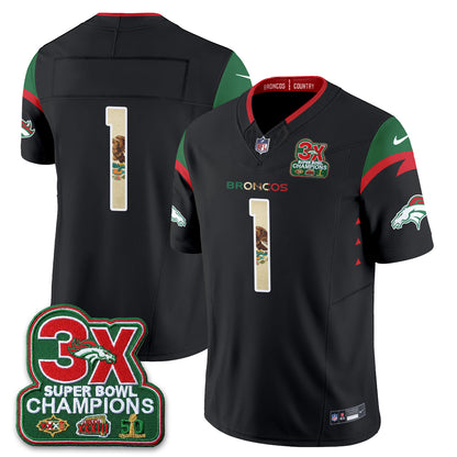 Denver Broncos Mexico Edition Vapor Jersey - Stitched