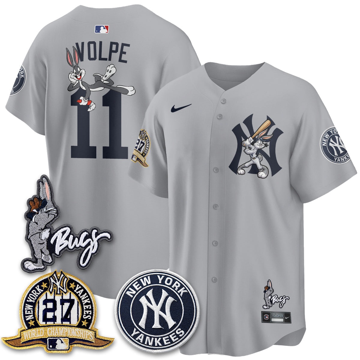 NYY Bunny Vapor Limited Jersey - Stitched