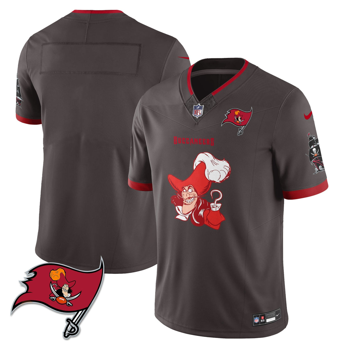 TB x Red Coat Captain Edition Vapor Jersey - Stitched