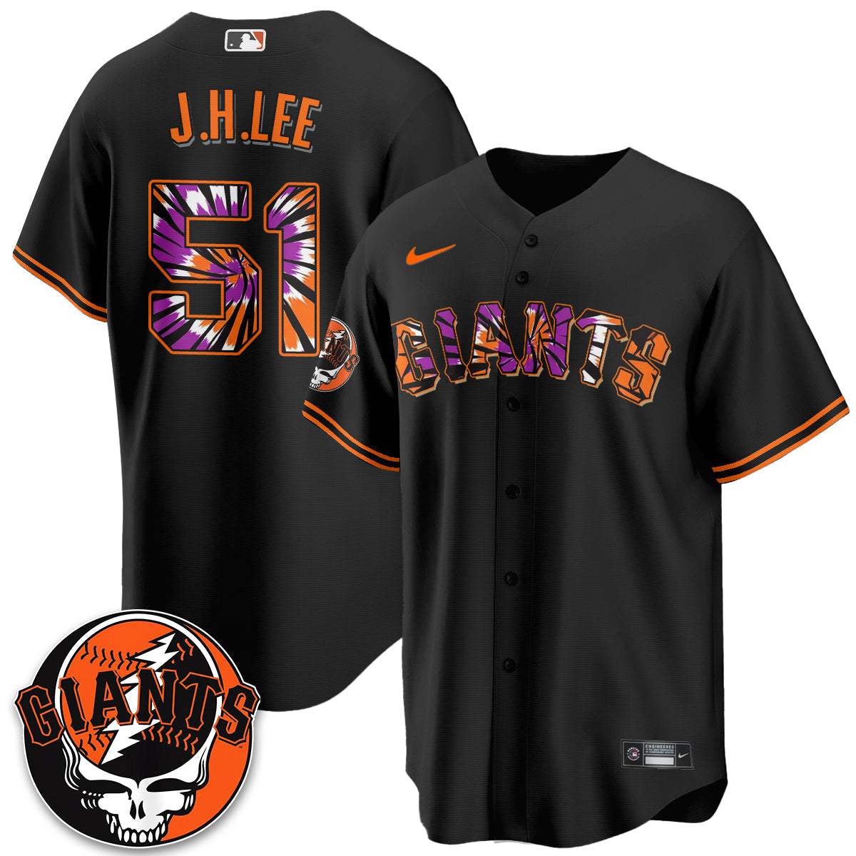 SF x Grateful Dead Vapor Jersey (V2) - Stitched