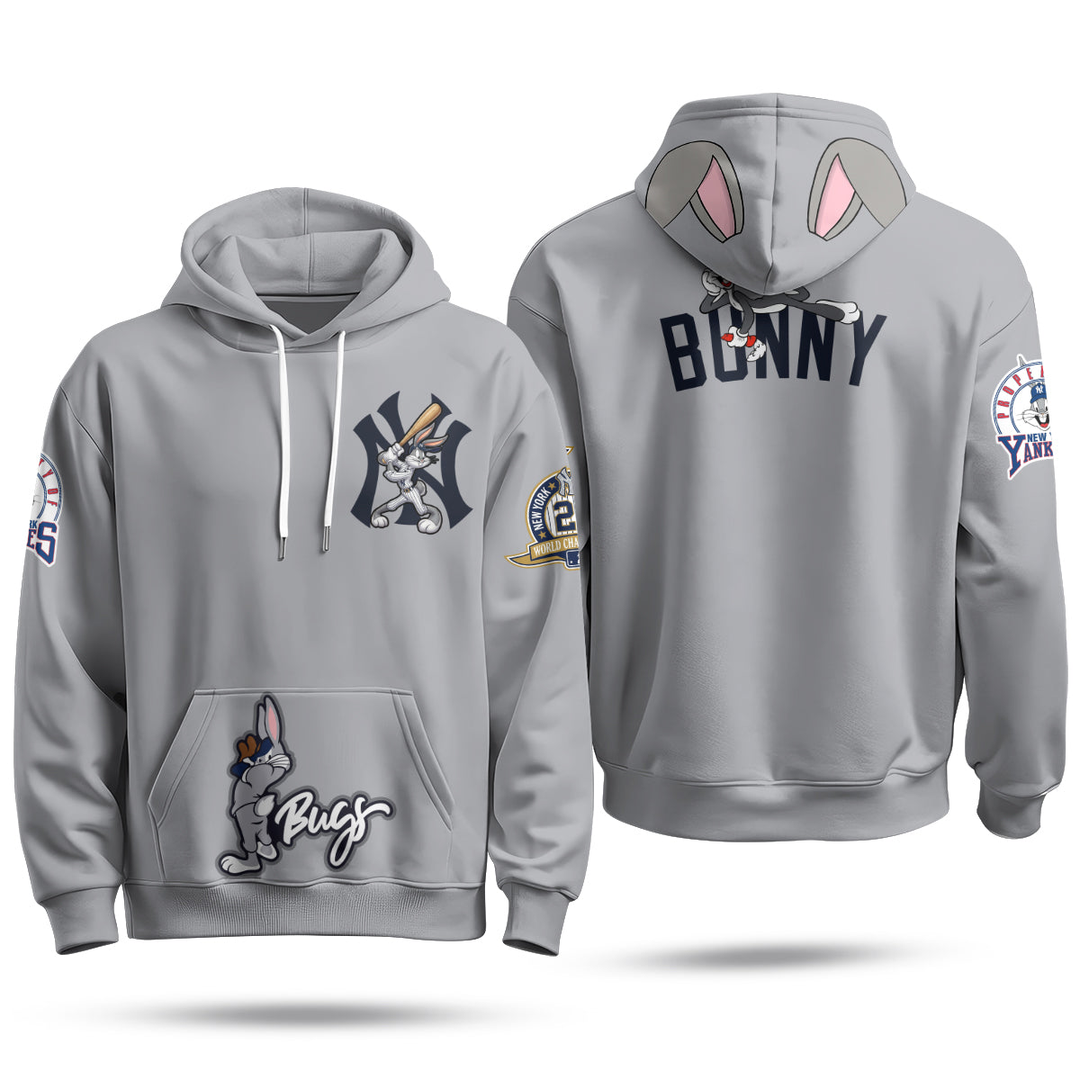 NYY Bunny Vapor Limited Hoodie - Printed