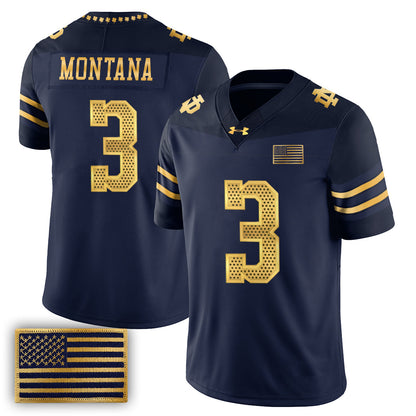 ND 2026 Shamrock Series Football Vapor Jersey - Stitched