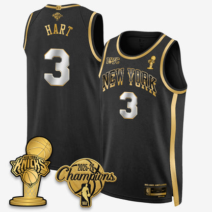 NYK 2026 NBA Champions Gold Edition Vapor Jersey - Stitched