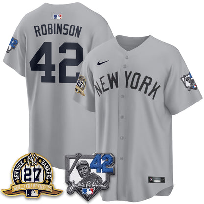NYY 2026 Jackie Robinson Day Vapor Limited Jersey - Stitched