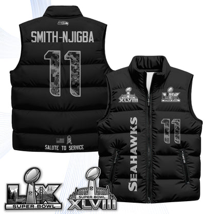 SEA 2026 Salute to Service Puffer Vest - Printed