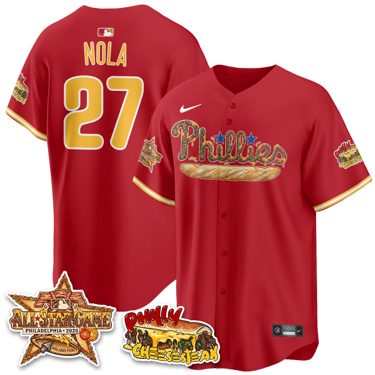 PHI Cheesesteak Edition Vapor Limited Jersey - Stitched